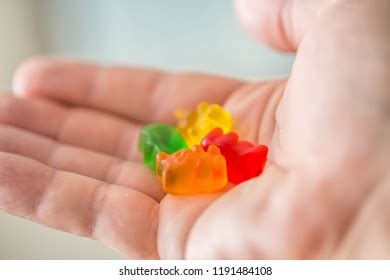 Hand Gummy Bears Candies Stock Photo 1191484108 | Shutterstock