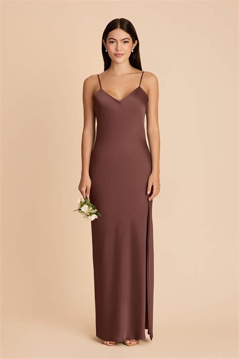 Chocolate Brown Bridesmaid Dresses | Birdy Grey
