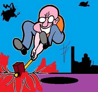 Verrueckt von cartoonharry | Philosophie Cartoon | TOONPOOL