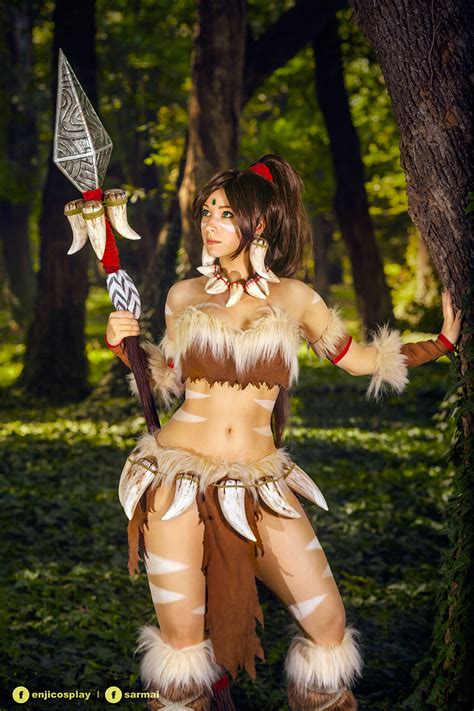 Nidalee - League of Legends cosplay I. by EnjiNight on DeviantArt