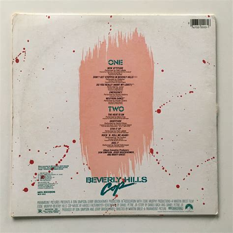 Beverly Hills Cop Motion Picture Soundtrack LP Vinyl Record - Etsy
