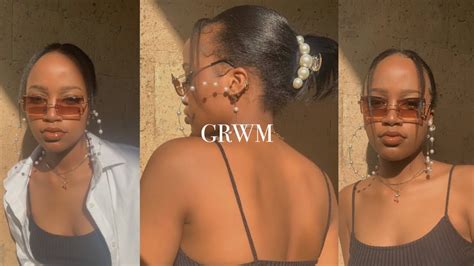 GRWM: hair, makeup+ outfit - YouTube