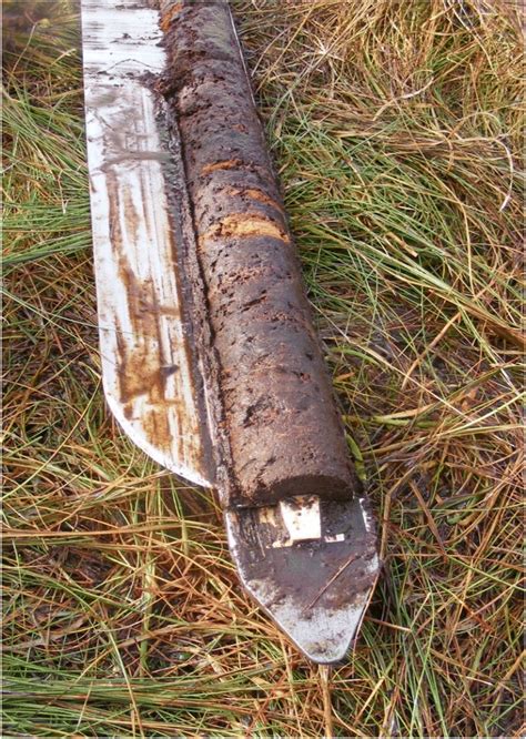 soil core sampling technique reproduced  kingdom