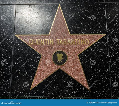 Quentin Tarantino`s Star, Hollywood Walk of Fame - August 11th, 2017 ...