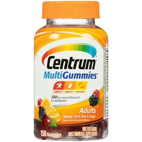 Centrum MultiGummies Adult Multivitamin Gummies, 150 Ct - Walmart.com ...