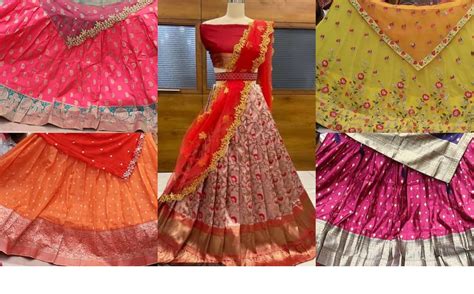 classy banarasi lehenga blouse designs
