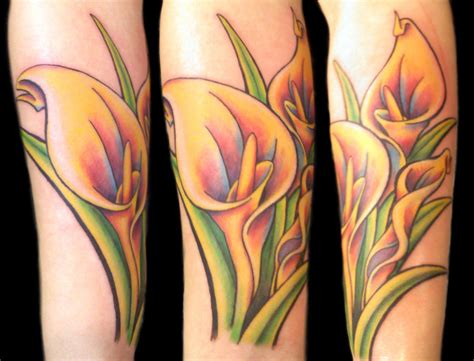 Calla Lily Flower Tattoo Designs at Oneida Roberson blog
