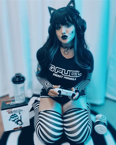 Kelsi | Your Goth GF is backkk🖤💙 inspo from the latest @gfuelenergy