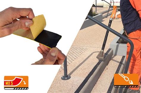 Anti-slip preformed surfaces- GripTech™ - Geveko Markings