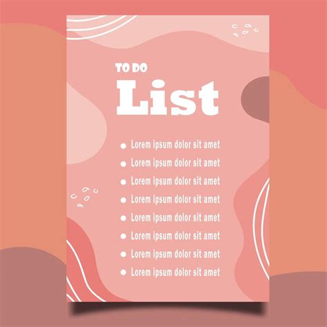 list tamplate vector handrawn  vector art  vecteezy