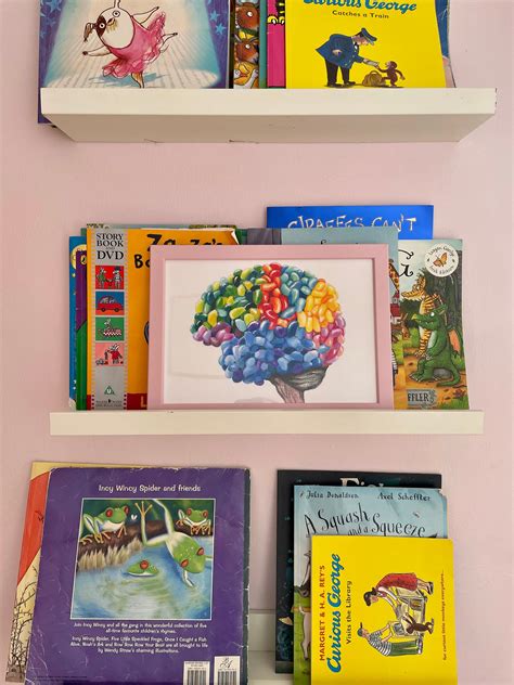 Jelly Bean Brain Print Brain Anatomy, Psychology, Therapy Office Decor