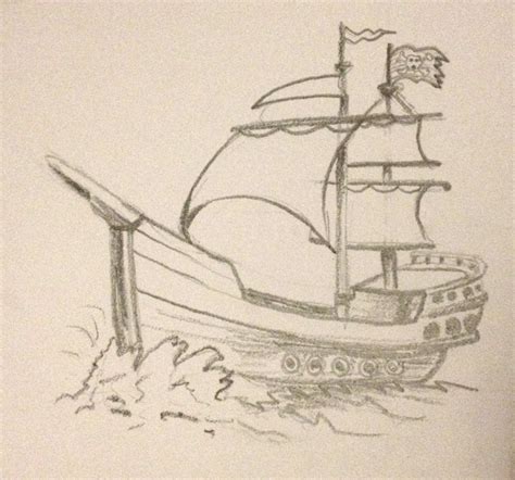 Ship Pencil Drawing at GetDrawings | Free download