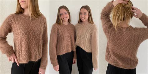 Мохеровый пуловер с косами Swirl Sweater