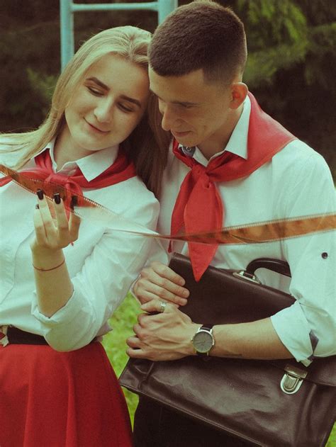 Красный галстук, СССР, пионеры, пионерская фотосессия, эстетика ...