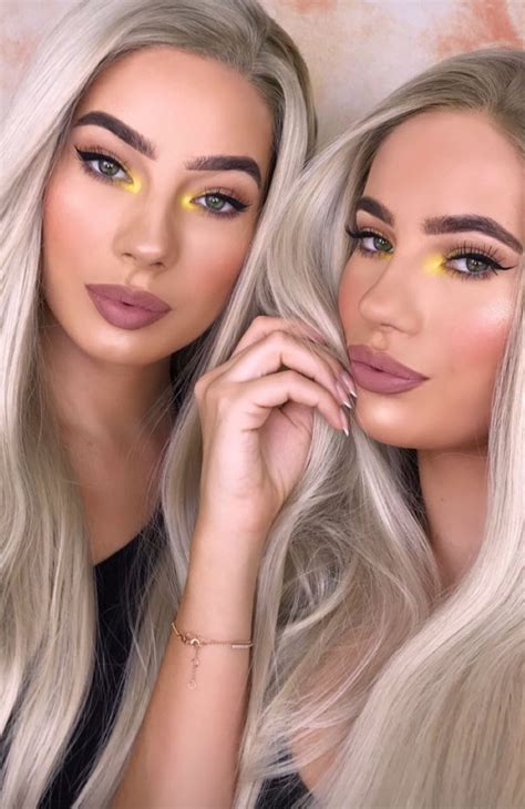 #makeup #2018 #twins Makeup Looks, Halloween Face Makeup, Lovely, Makeup 2018, Twins, Hair ...