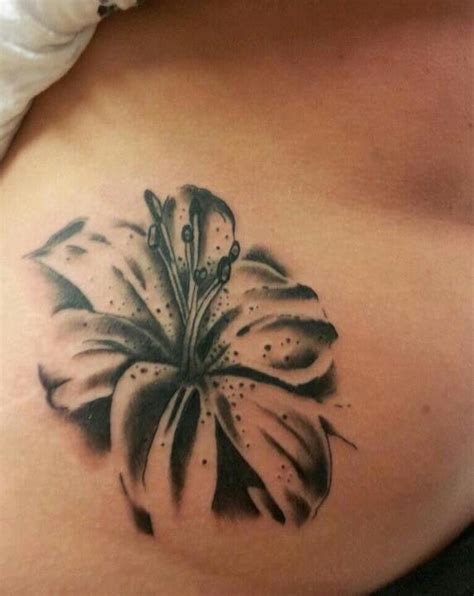 Stargazer Lily Tattoo, Lily Flower Tattoos, White Tattoo, Black Tattoos, Piercing Tattoo ...