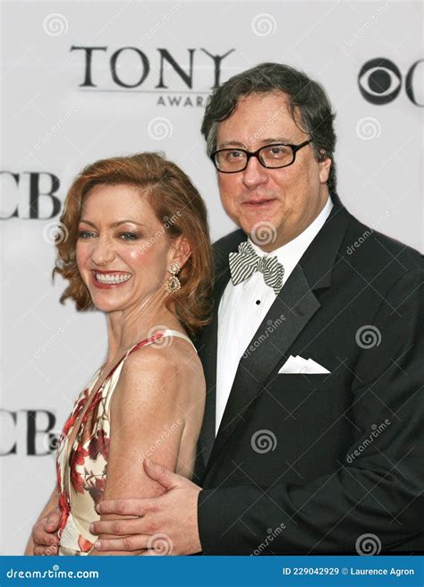 Julie White and Douglas Carter Bean at 2007 Tony Awards in New York