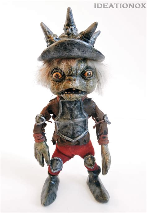 SOLD- Goblin Poseable Doll