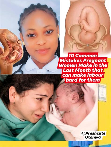 Preshcute - 10 Common Mistakes Pregnant Women Make in the Last Month 🤰👶