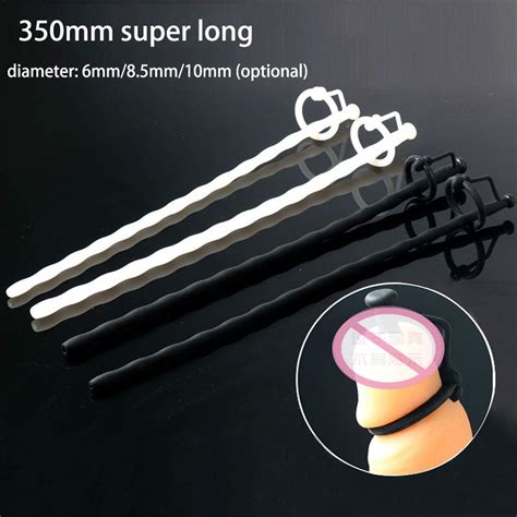Amazon.com: 350mm Super Long Male Sounding Plug Silicone Urethral Sound