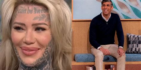 Britain's most tattooed woman breaks silence on meeting Rishi Sunak in ...
