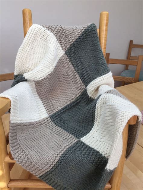 amazing knitting  color patchwork blanket knitting pattern