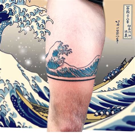 Japanese Wave Art Tattoo