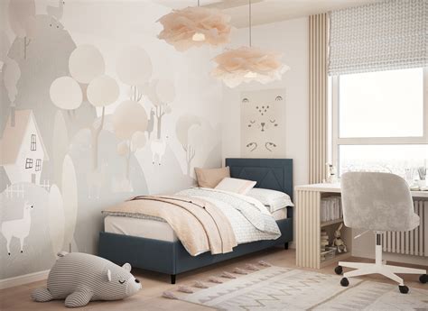 Кровати MOON FAMILY 1255 цвет Синий стиль Детские - купить по цене ...