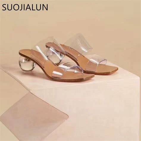 SUOJIALUN/Новинка года; Брендовые женские шлепанцы; летние женские ...