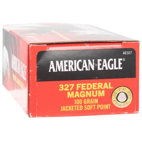 Federal American Eagle 327 Federal Magnum 100gr SP Handgun Ammo - 50 ...