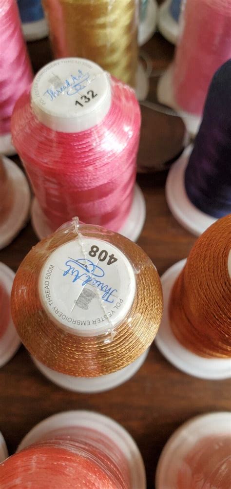 threadart embroidery thread  sealed   opened   full ebay
