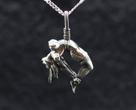 Naked Shibari Anime Hentai Girl BDSM Silver Pendant. Naked - Etsy UK