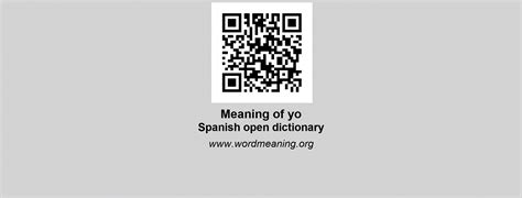 YO - Spanish open dictionary
