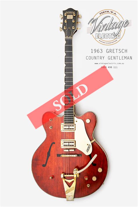 gretsch country gentleman guitar vintage electric