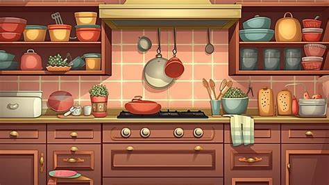 Kitchen Cartoon Background Images, HD Pictures and Wallpaper For Free ...