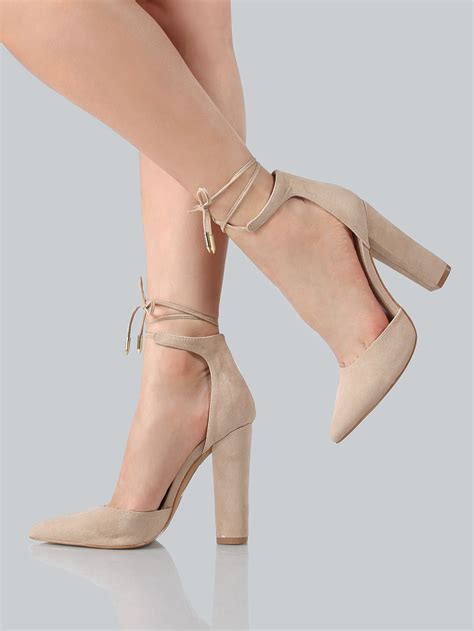 Kamali light nude ankle strap heels – Artofit