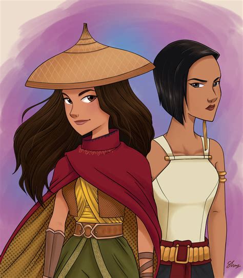 Raya x Namaari by shongsalomon on DeviantArt