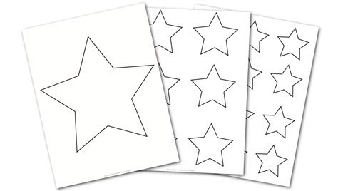 Free Printable Star Template – Simple Mom Project