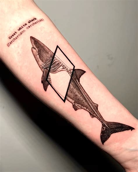 shark tattoo men 2