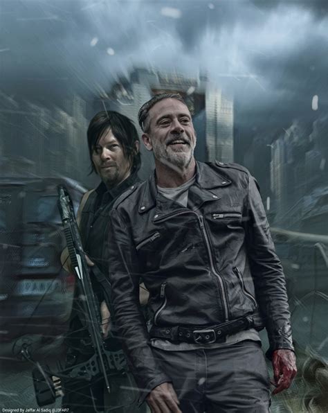 ArtStation - Negan and Daryl Dixon