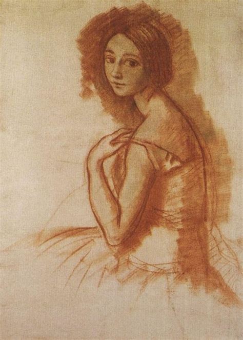 Portrait of a ballerina L. A. Ivanova — Zinaida Serebryakova