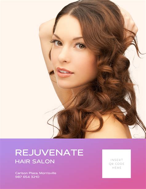 Flyer Hair Salon 12 customizable flyer template | Shutterstock