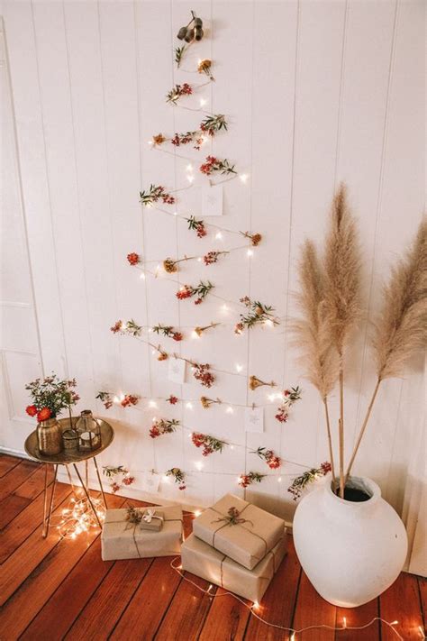 Decoração De Parede Para O Natal - 13 Árvores De Natal Na Parede: Decoração Fora Do Convencional Para ...