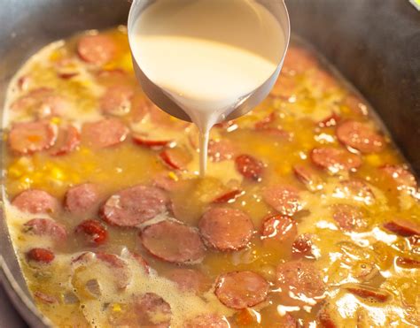 Slow Cooker Smoked Sausage and Potato Corn Chowder - Looks Pretty Tasty