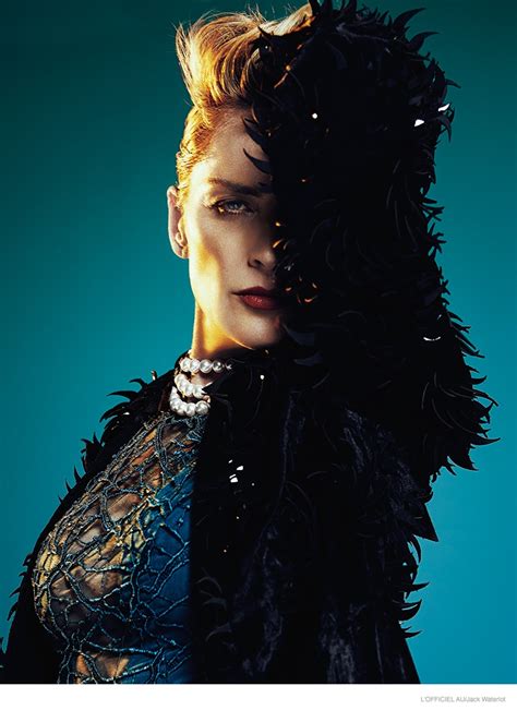 Sharon Stone Stars in L'Officiel Australia Cover Shoot, Talks Return to ...