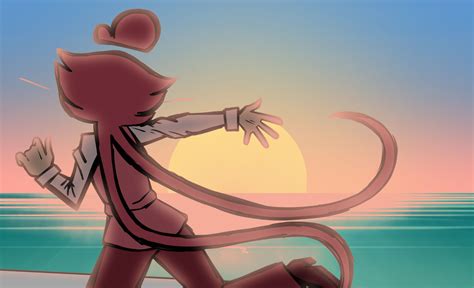 Kratcy and the ocean - Sunrise Ver. by HoneydewBoba on DeviantArt