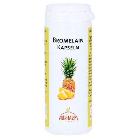 BROMELAIN Enzym Kapseln 100 Stück online bestellen - medpex Versandapotheke