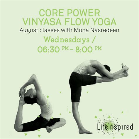 Core Power Vinyasa Flow Yoga with Mona « Lebtivity