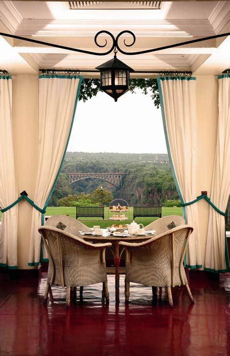 Dining al Fresco (And Inside As Well): Victoria Falls Hotel | Five Star Alliance