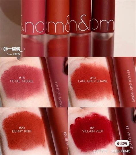 Romand zero velvet tint | Makeup swatches, Makeup kit, Lip color makeup